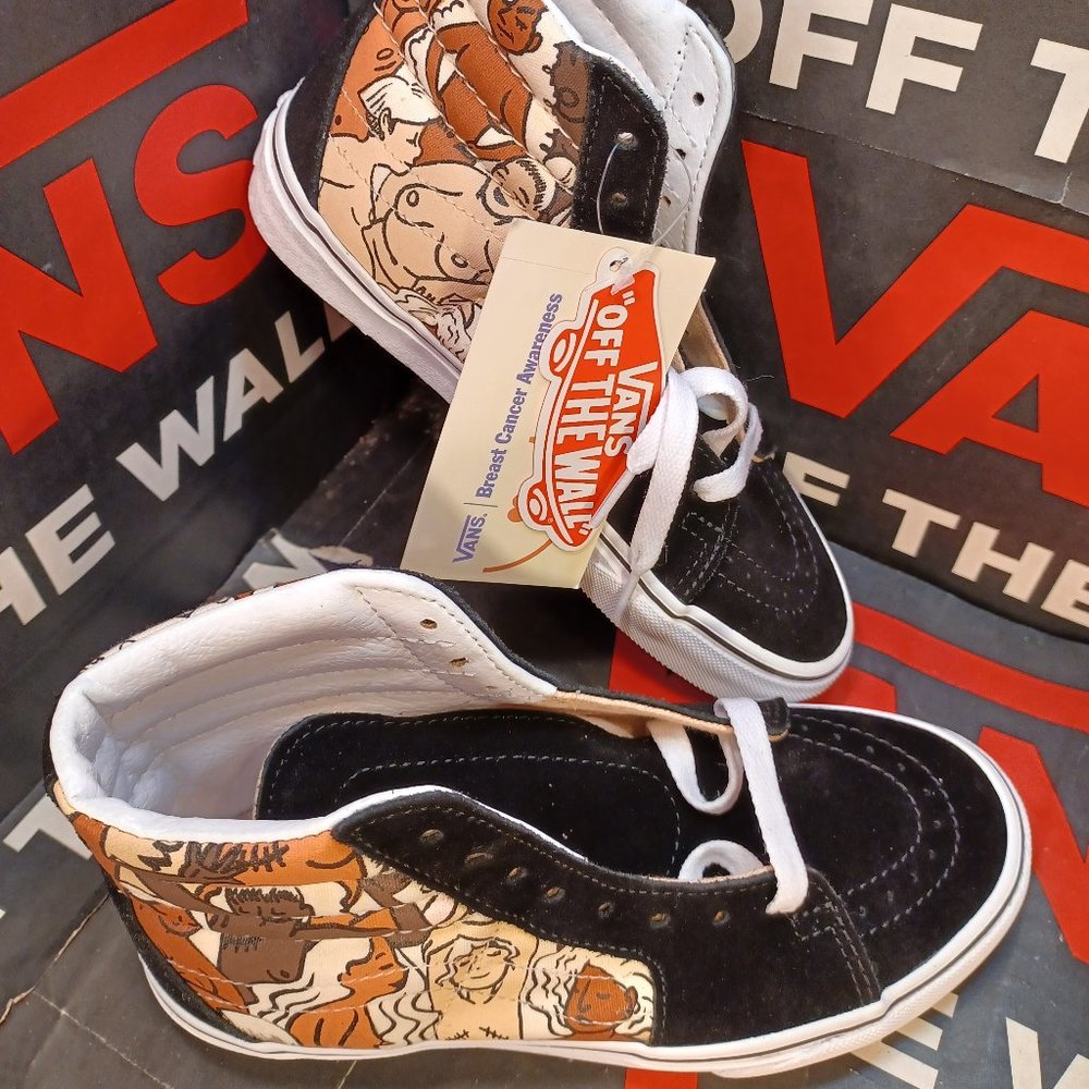 Vans Men's 5/Women's 6.5 Breast Cancer Awareness Sk8-Hi VN0A4BV6TRL